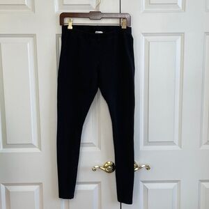 DIVIDED by H&M Basic Black cotton Stretch leggings size M